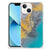iPhone 13 mini Anti-Shock Hoesje Marble Blue Gold
