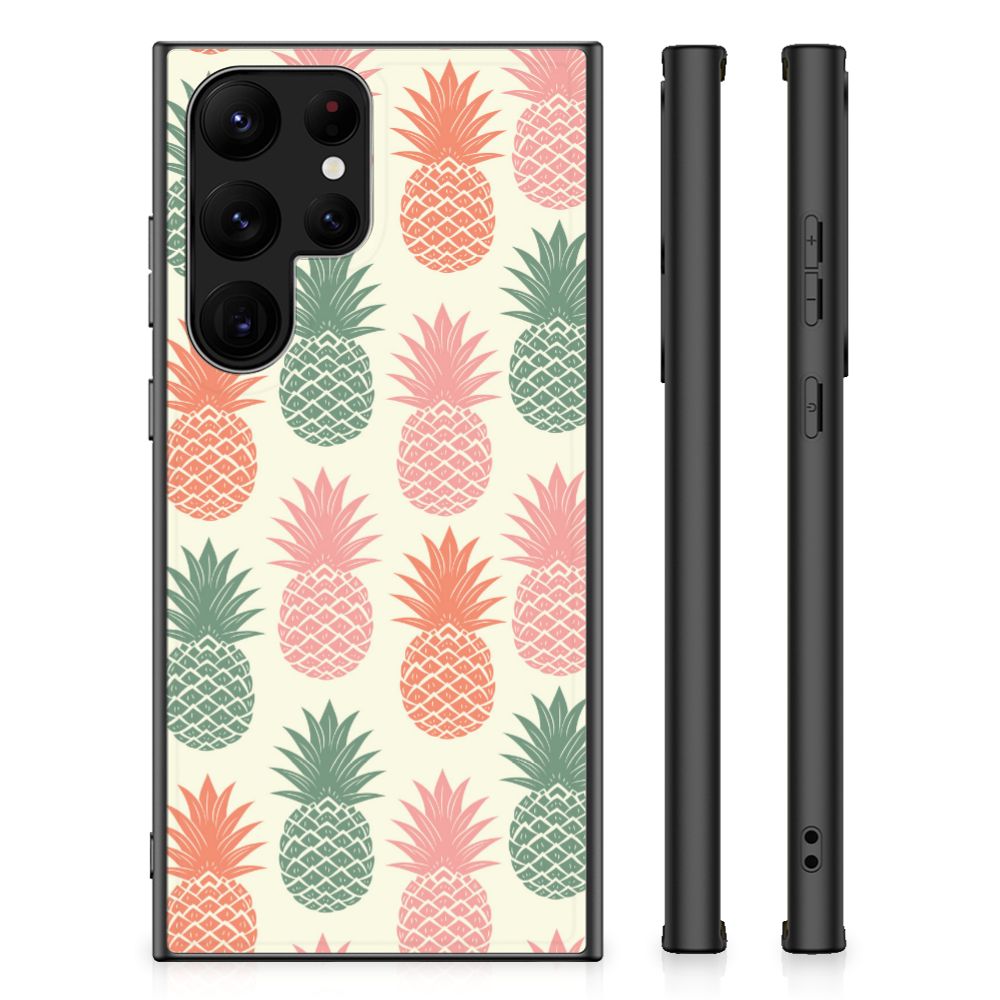 Samsung Galaxy S23 Ultra Back Cover Hoesje Ananas B2C Telecom