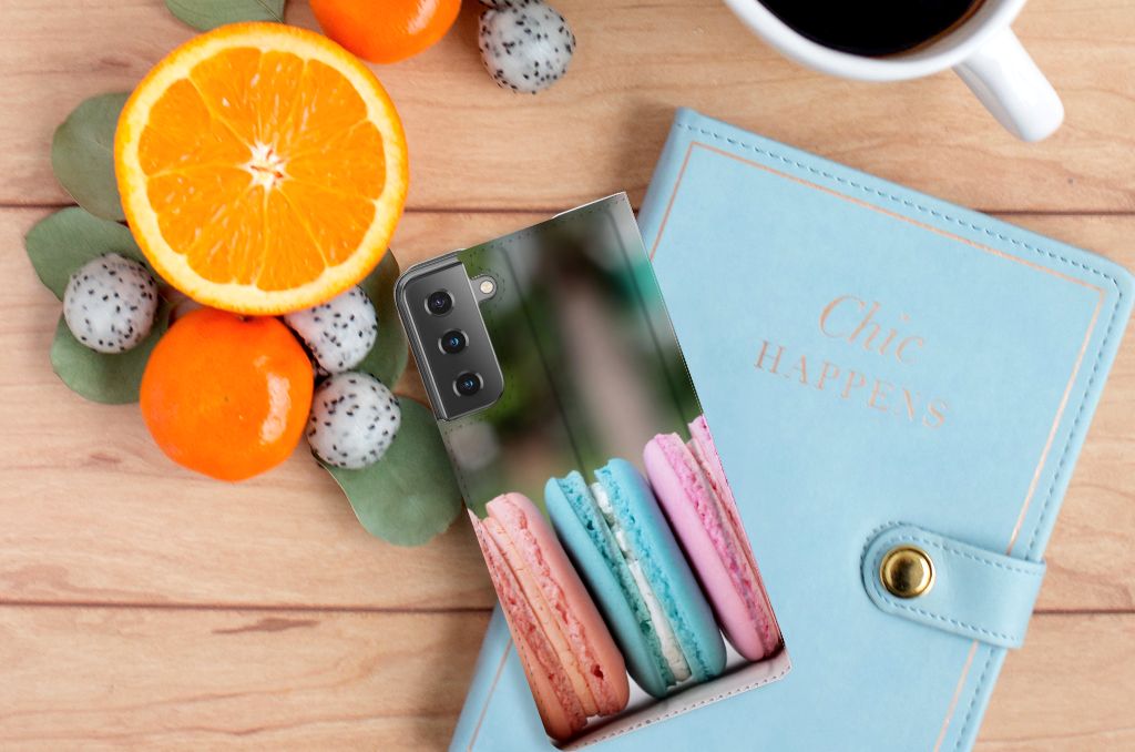 Samsung Galaxy S21 Plus Flip Style Cover Macarons - B2C Telecom