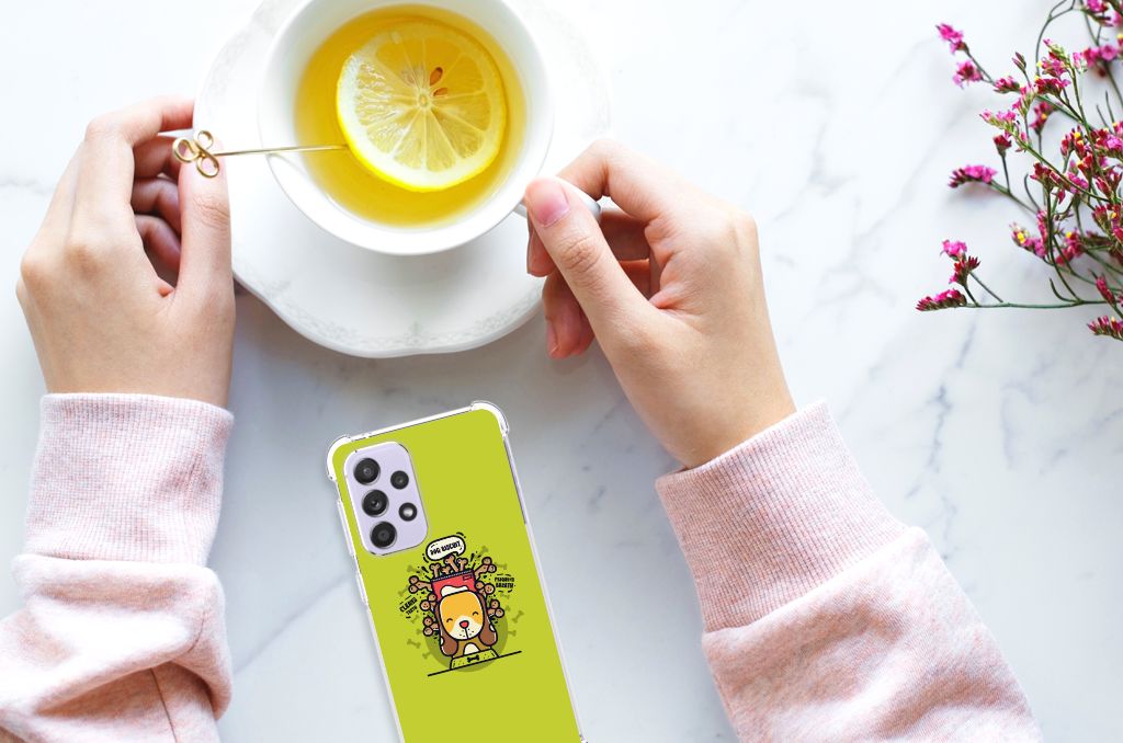Samsung Galaxy A33 Stevig Bumper Hoesje Doggy Biscuit B2C Telecom
