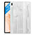 Samsung Galaxy Tab S7FE Silicone Tablet Hoes White Wood - B2C Telecom