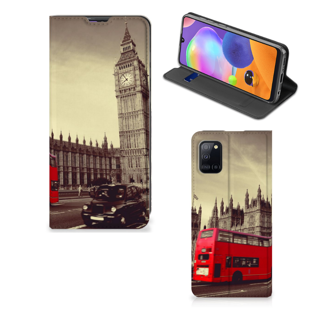 Samsung Galaxy A31 Book Cover Londen - B2C Telecom