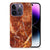 Apple iPhone 14 Pro TPU Siliconen Hoesje Marmer Bruin B2C Telecom
