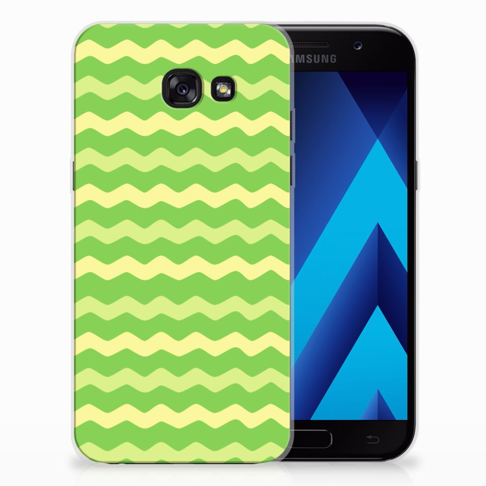 Samsung Galaxy A5 2017 TPU bumper Waves Green