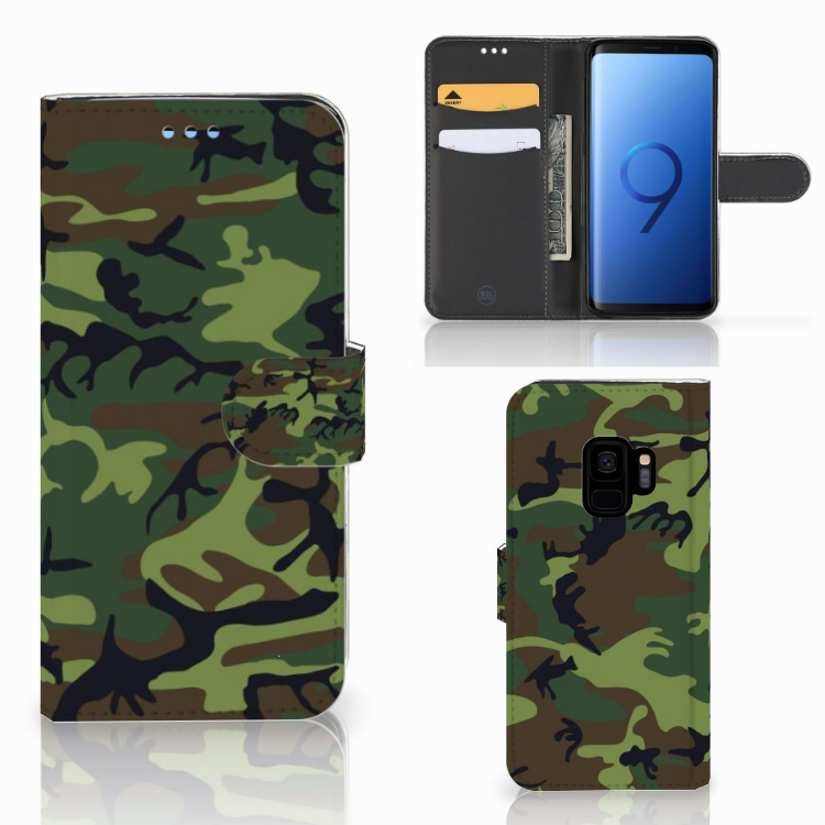 Samsung Galaxy S9 Telefoon Hoesje Army Dark