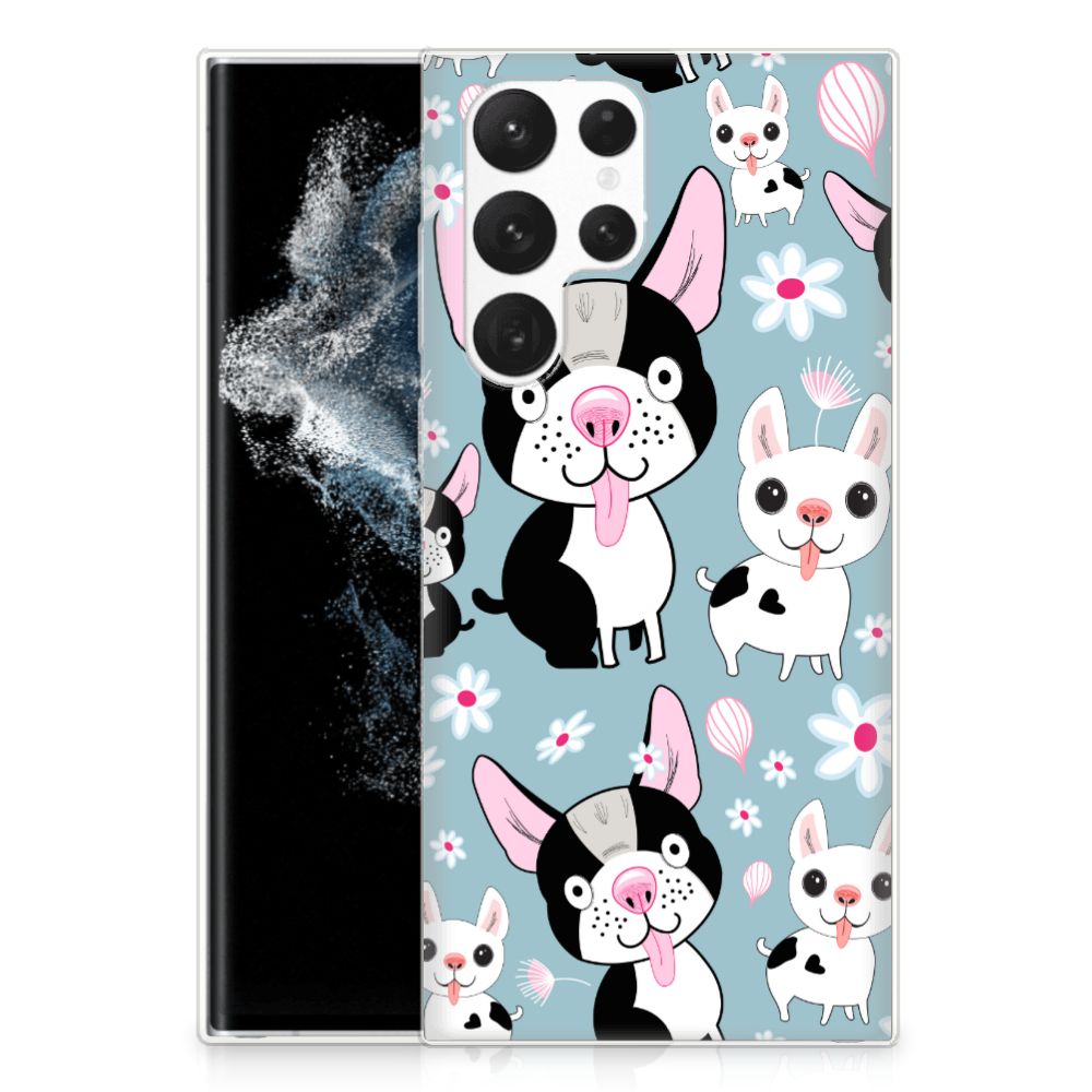 Samsung Galaxy S22 Ultra TPU Hoesje Hondjes B2C Telecom