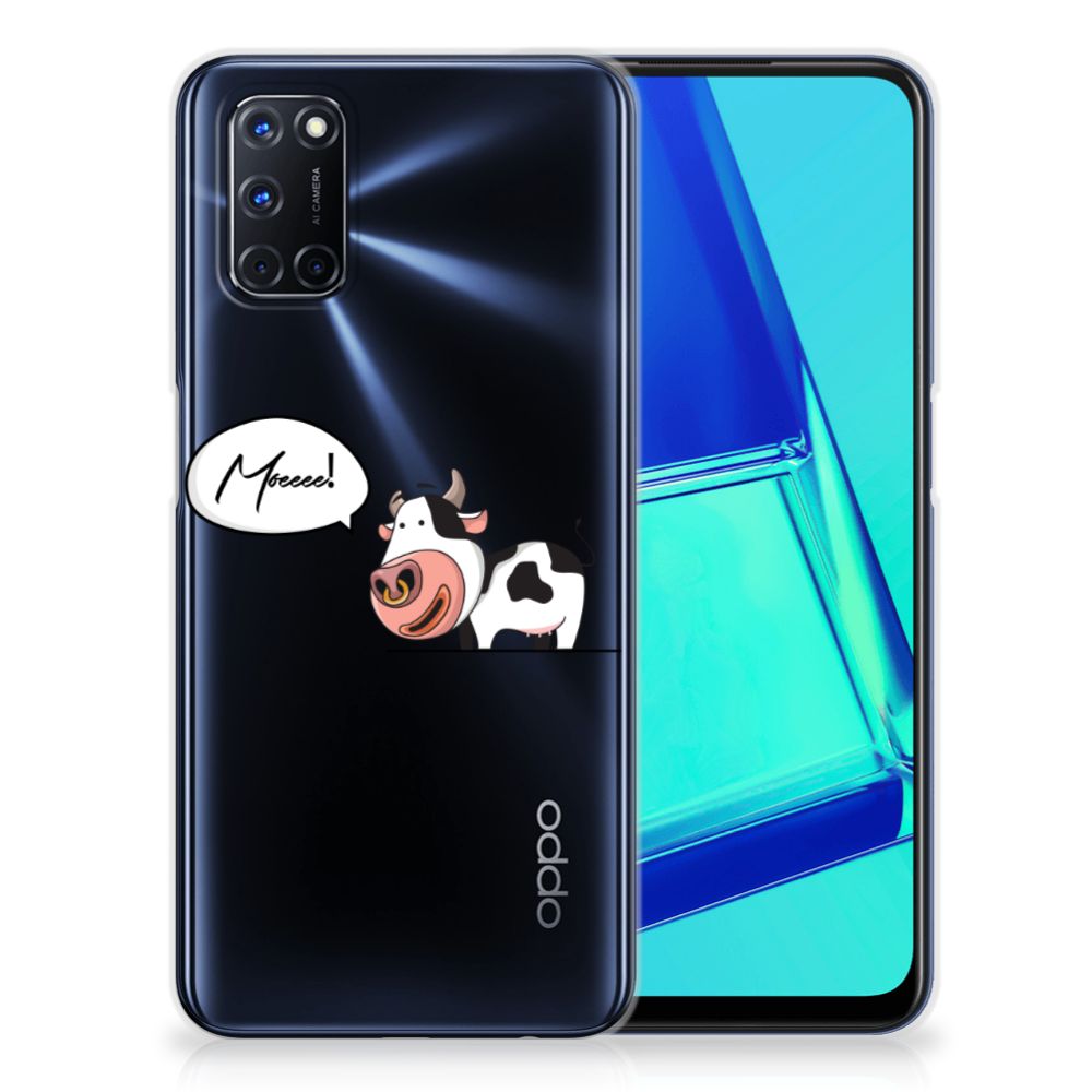 OPPO A52 | A72 Telefoonhoesje met Naam Cow B2C Telecom