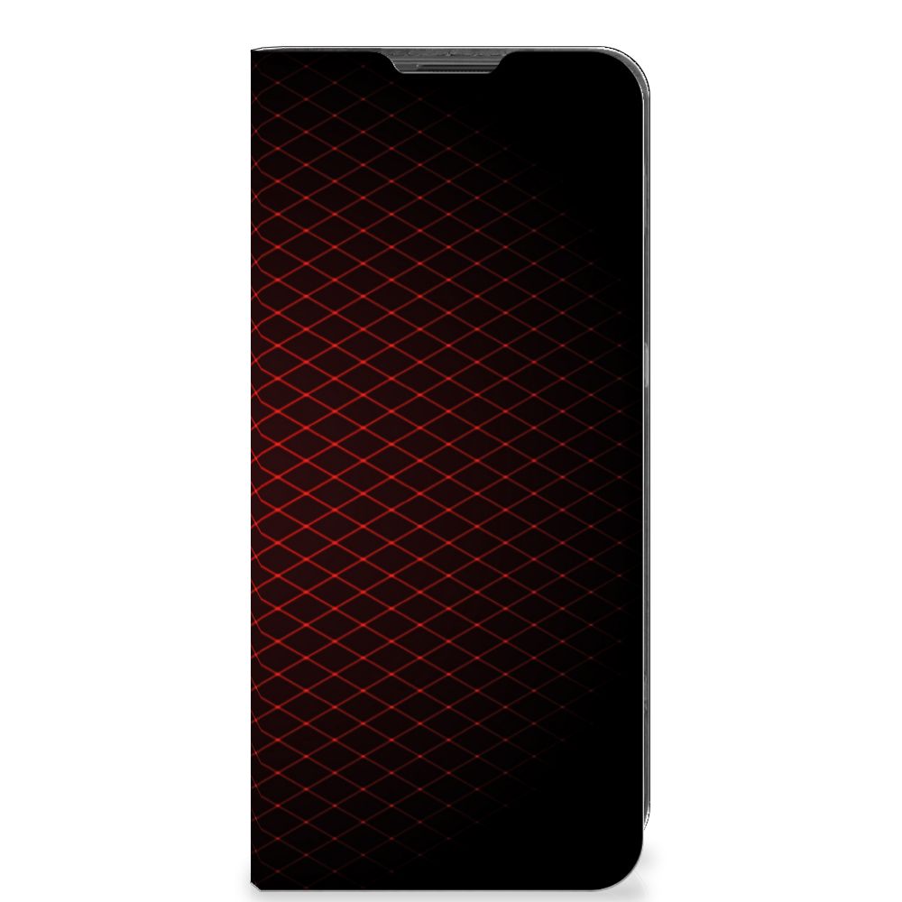 OnePlus 10 Pro Hoesje met Magneet Geruit Rood - B2C Telecom
