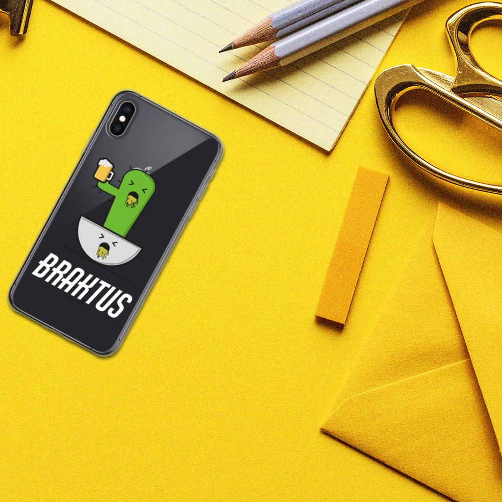 Apple iPhone Xs Max Telefoonhoesje met Naam Braktus