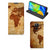 Xiaomi Redmi Note 9 Book Cover Wereldkaart