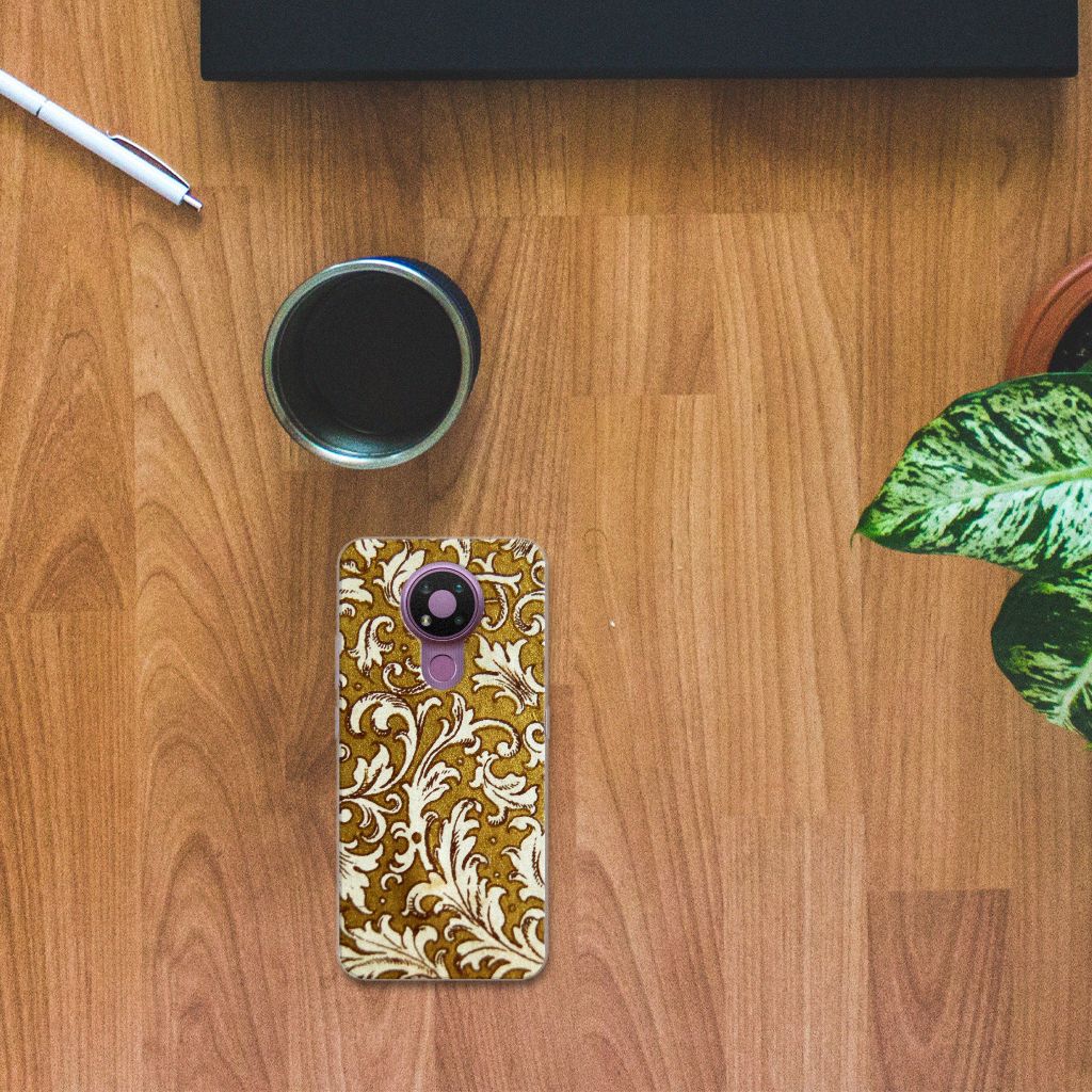 Siliconen Hoesje Nokia 3.4 Barok Goud B2C Telecom