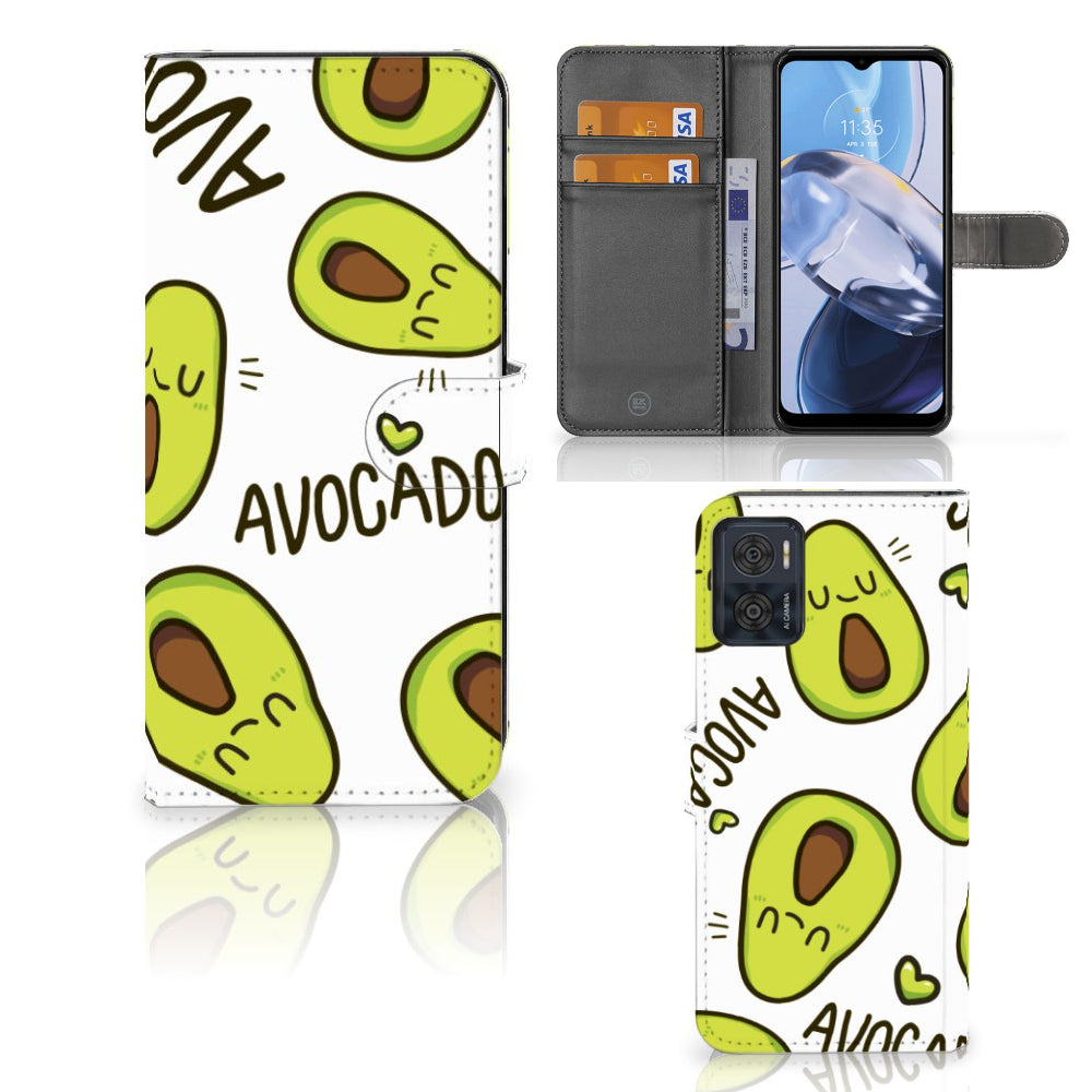 Motorola Moto E22 | E22i Leuk Hoesje Avocado Singing