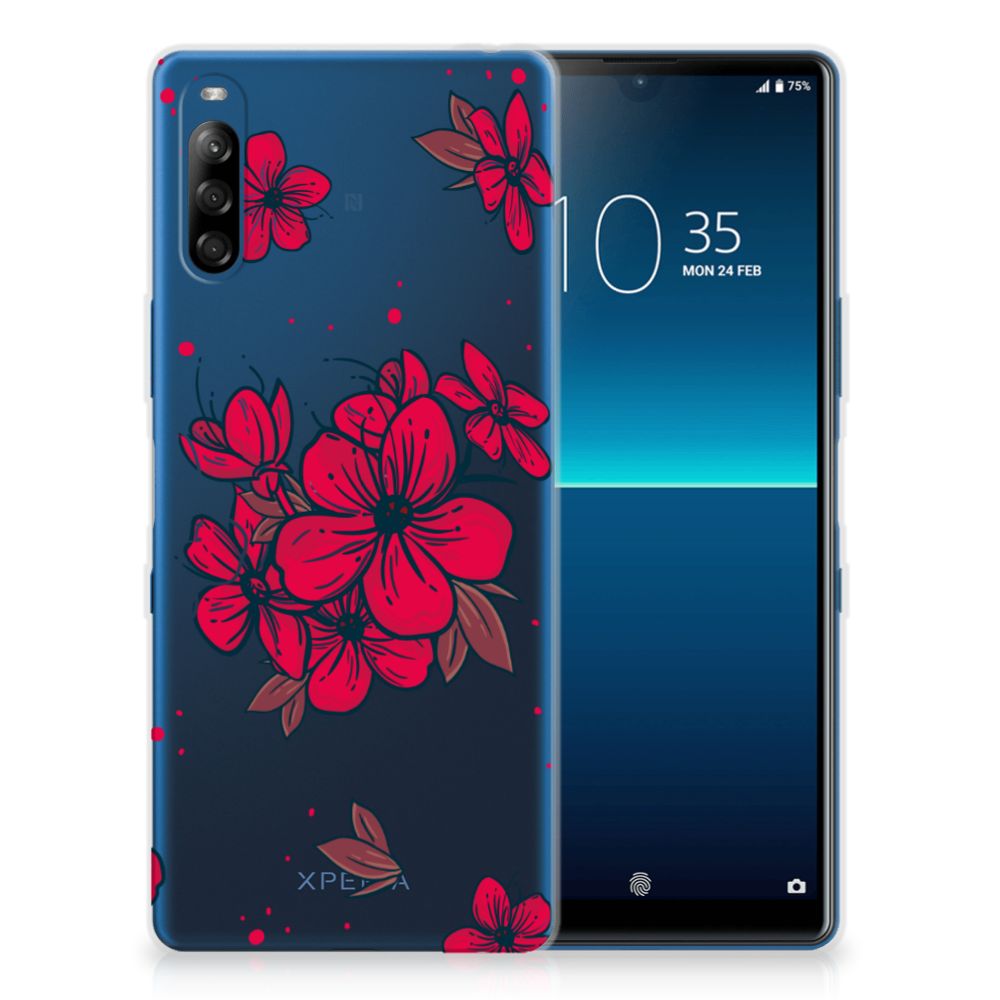 Sony Xperia L4 TPU Case Blossom Red