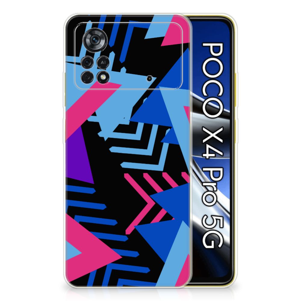 Xiaomi Poco X4 Pro 5G TPU Hoesje Funky Triangle B2C Telecom