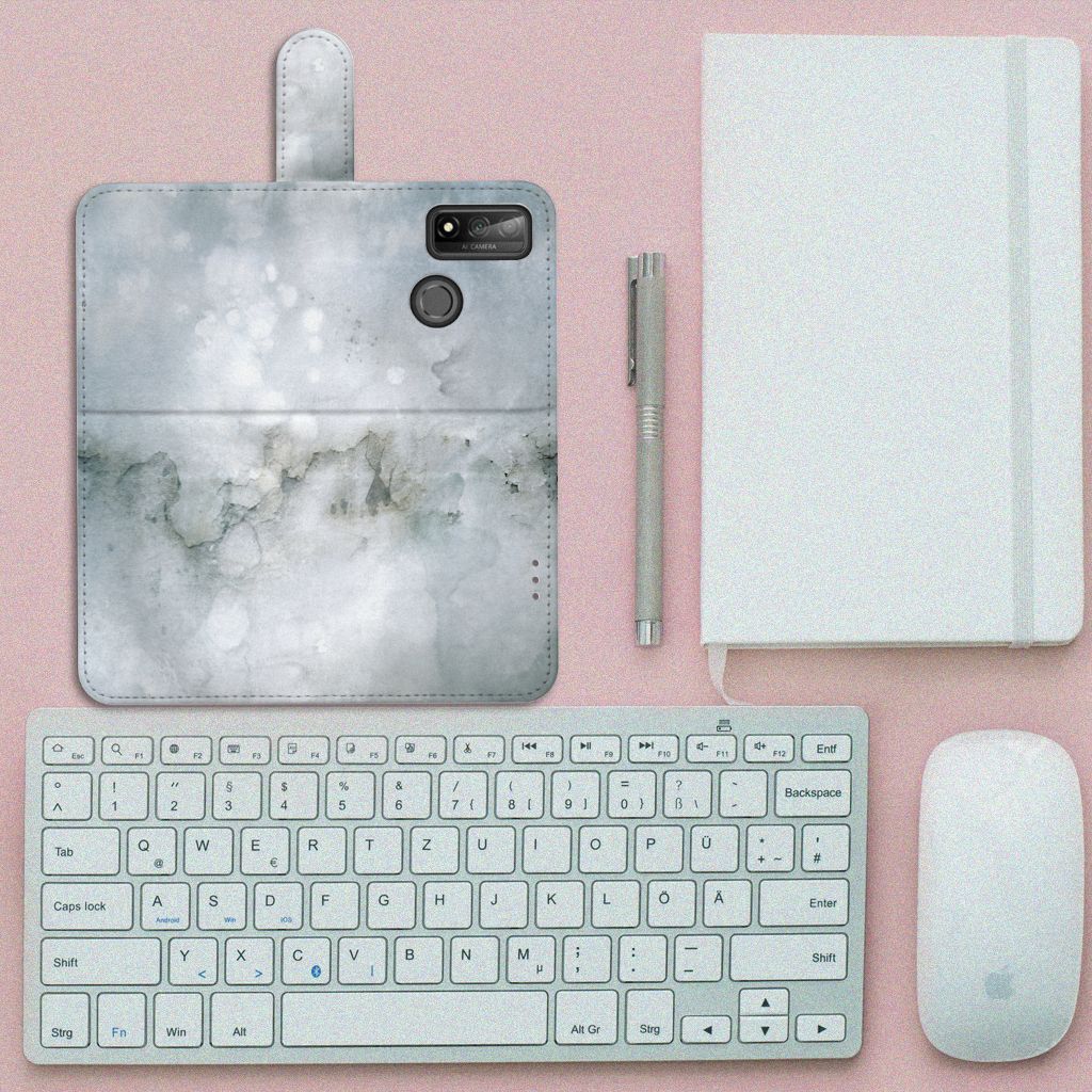 Hoesje Huawei P Smart 2020 Painting Grey