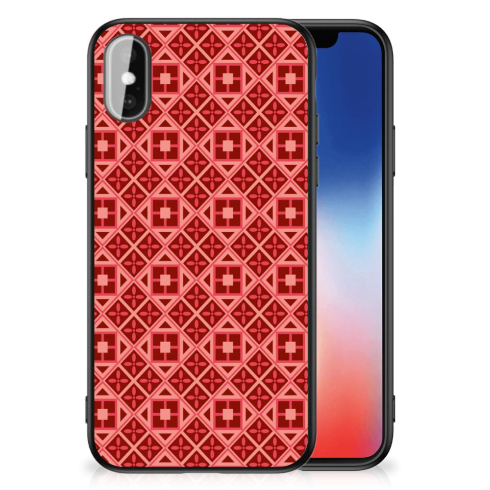 iPhone X | Xs Back Case Batik Rood B2C Telecom