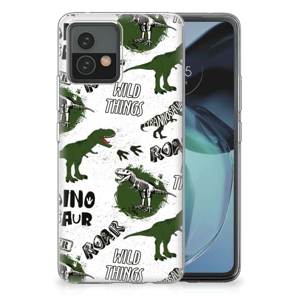 TPU Hoesje voor Motorola Moto G72 Dinosaurus B2C Telecom