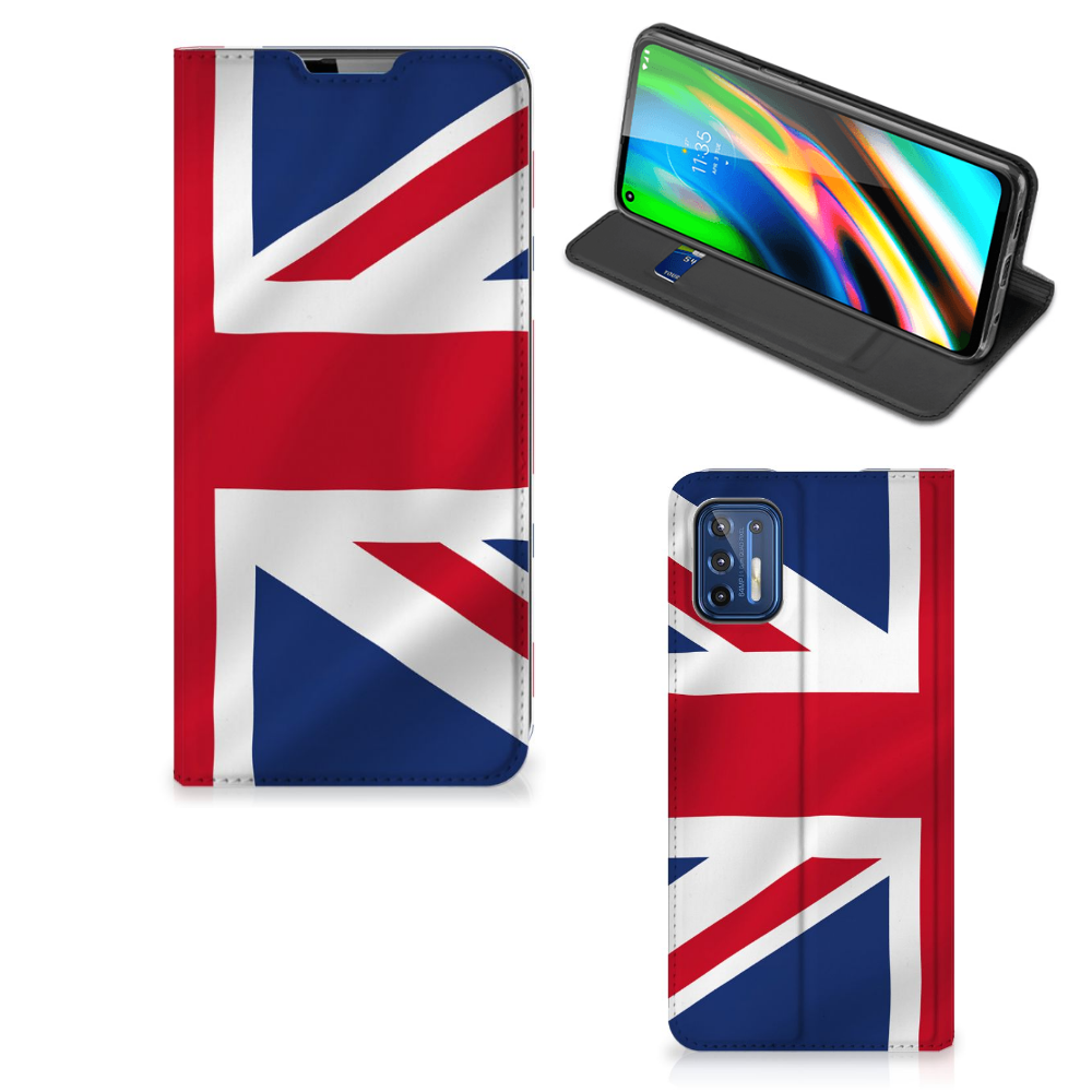 Motorola Moto G9 Plus Standcase Groot-Brittannië - B2C Telecom