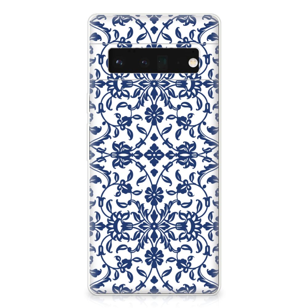 Google Pixel 6 Pro TPU Case Flower Blue B2C Telecom
