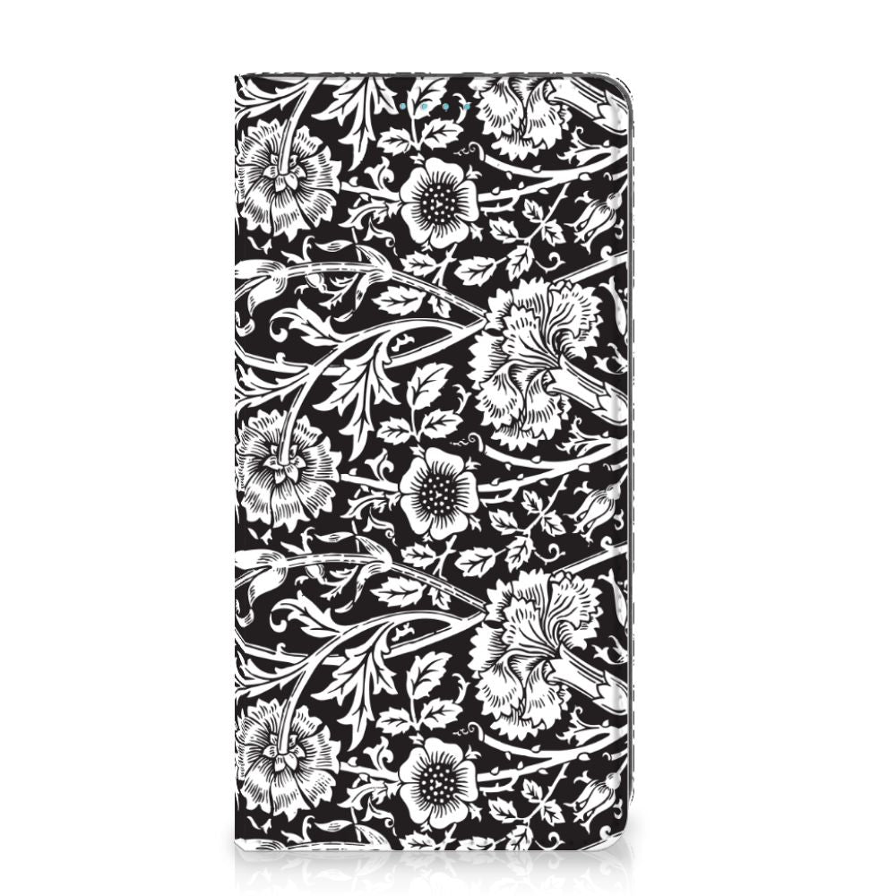 Samsung Galaxy A53 Smart Cover Black Flowers