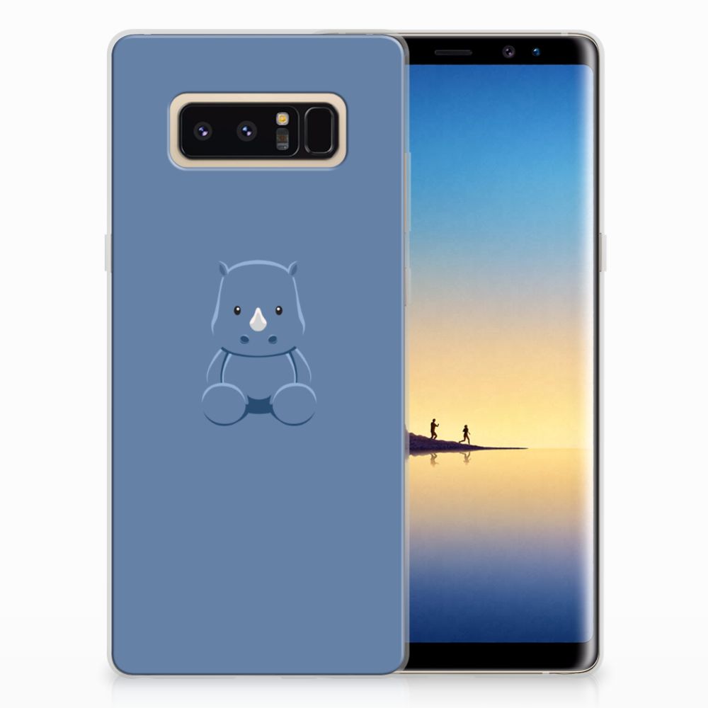 Samsung Galaxy Note 8 Telefoonhoesje met Naam Baby Rhino