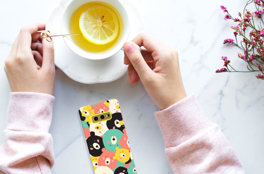 Samsung Galaxy S10e Telefoonhoesje met Naam Bears