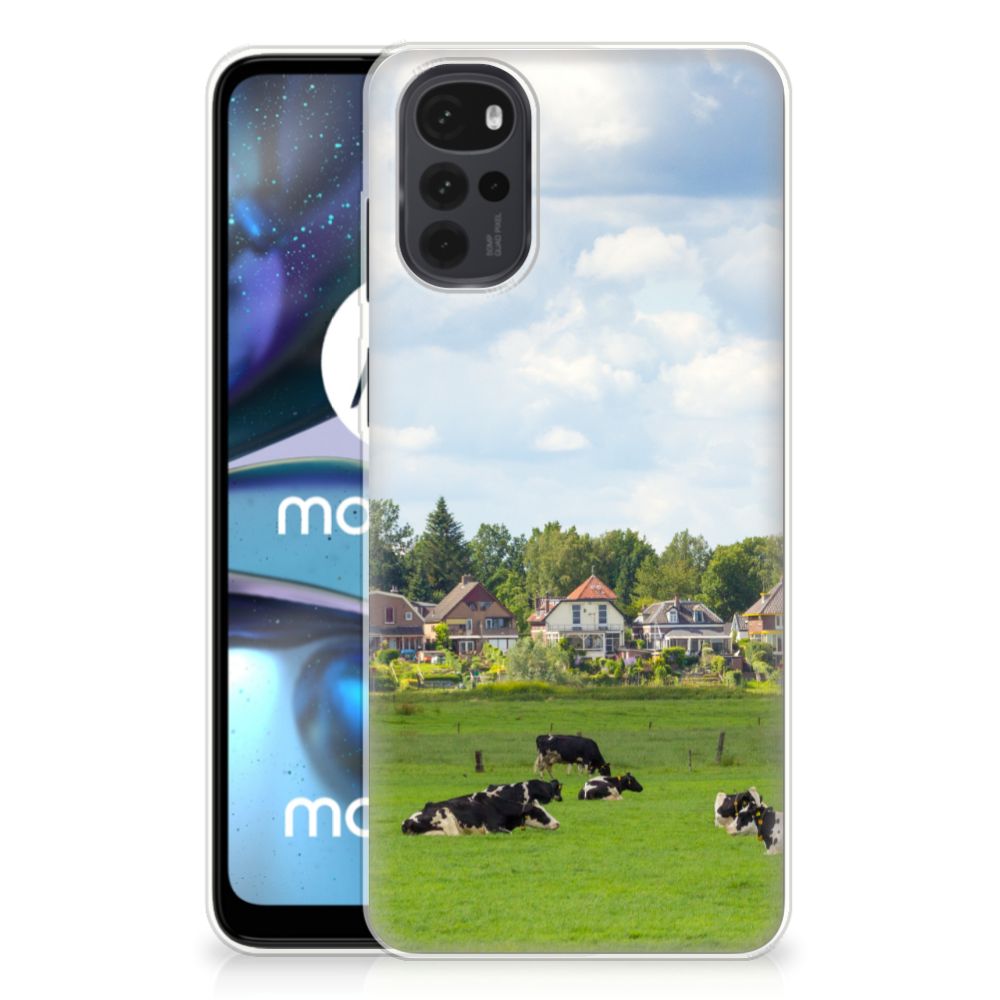 Motorola Moto G22 TPU Hoesje Koeien B2C Telecom