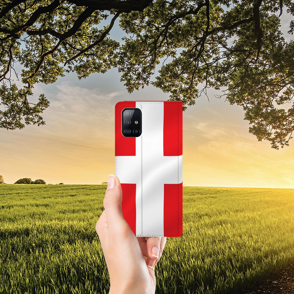 Samsung Galaxy A71 Standcase Denemarken - B2C Telecom