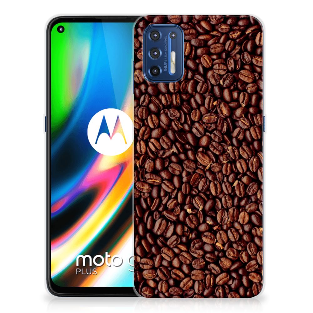 Motorola Moto G9 Plus Siliconen Case Koffiebonen B2C Telecom