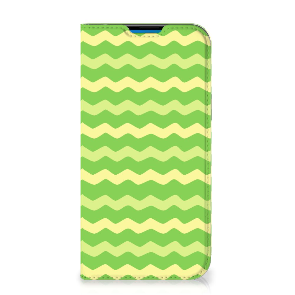 iPhone 14 Pro Max Hoesje met Magneet Waves Green - B2C Telecom