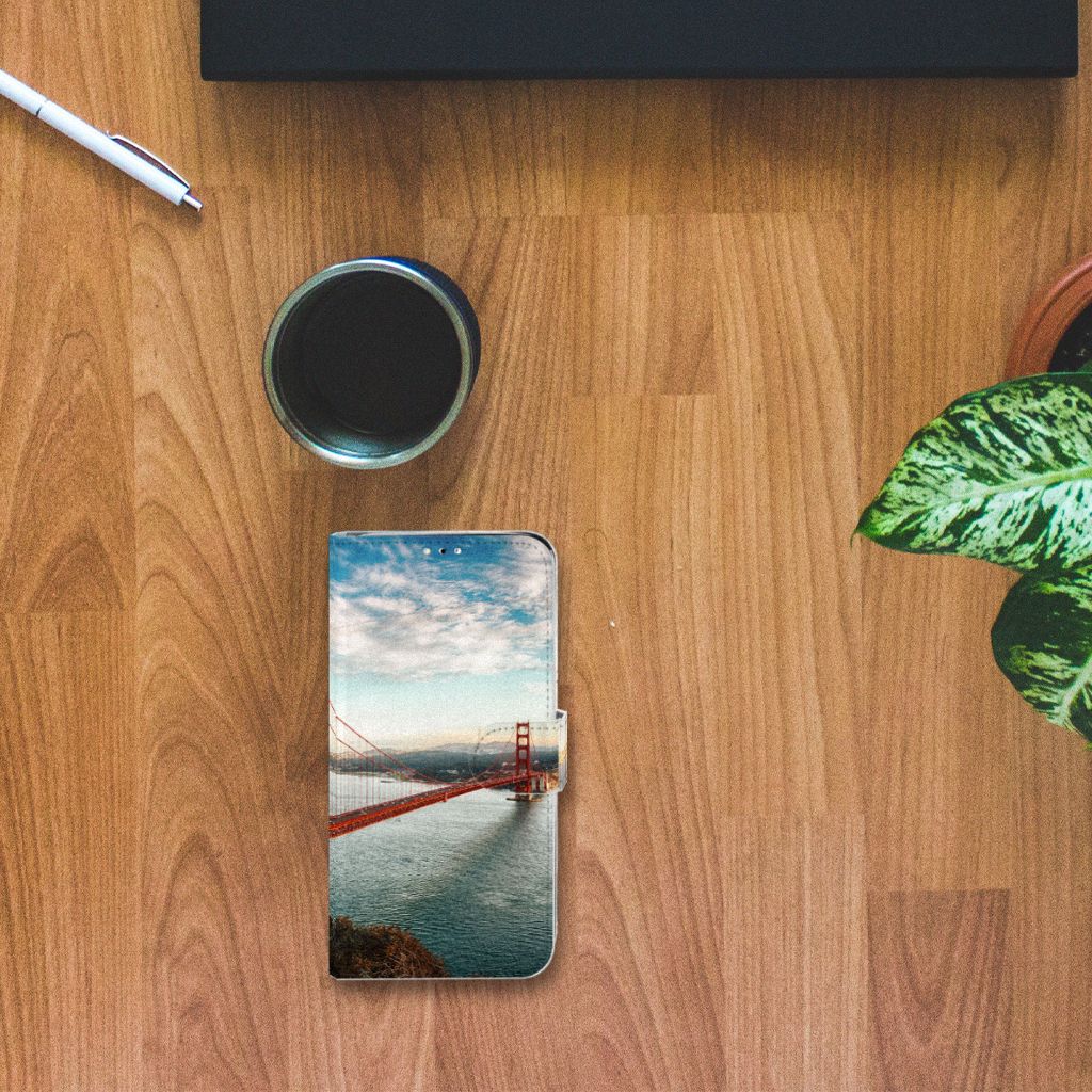 Huawei Y6 (2019) Flip Cover Golden Gate Bridge