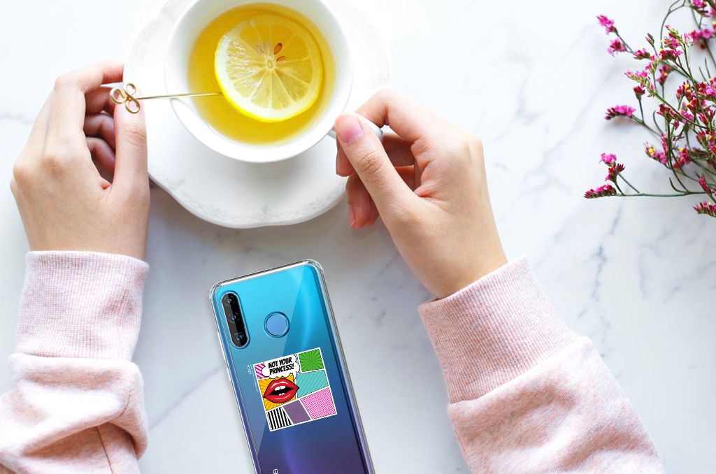 Huawei P30 Lite Anti Shock Bumper Case Popart Princess