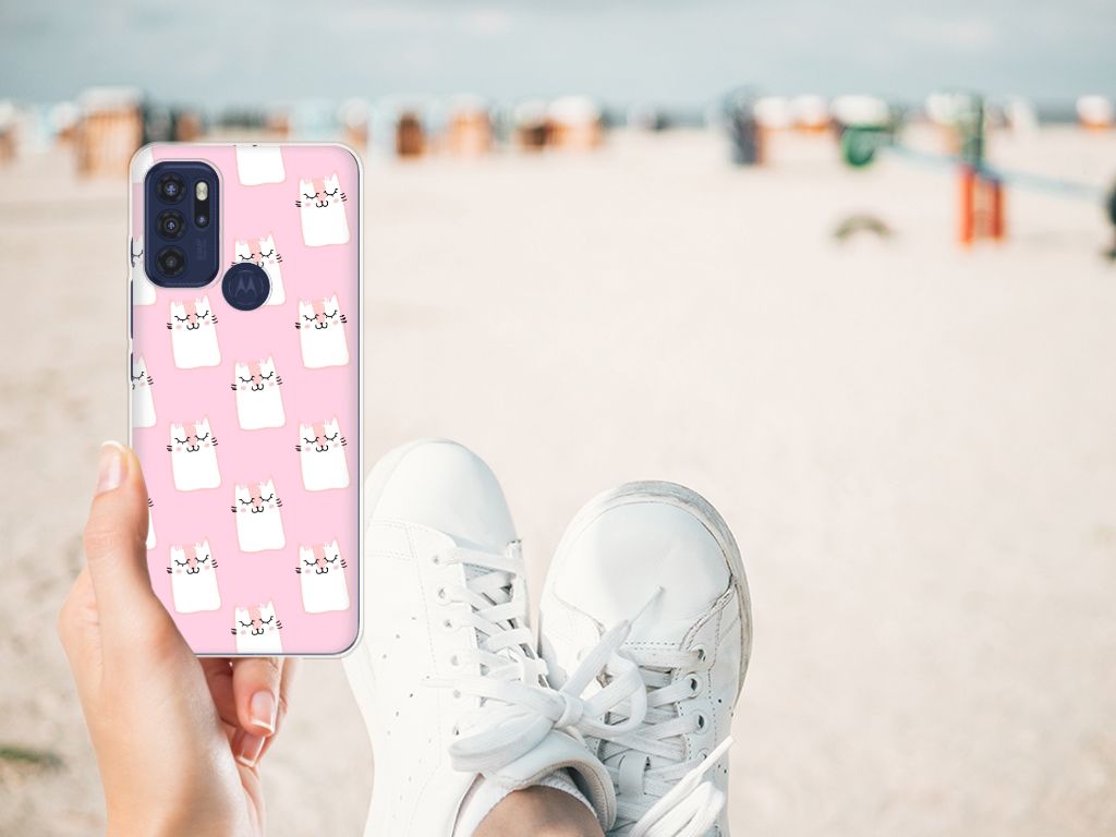 Motorola Moto G60s TPU Hoesje Sleeping Cats B2C Telecom