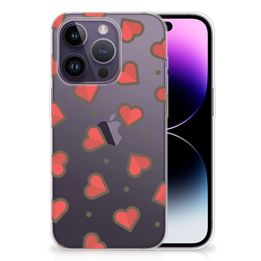 Apple iPhone 14 Pro TPU bumper Hearts B2C Telecom