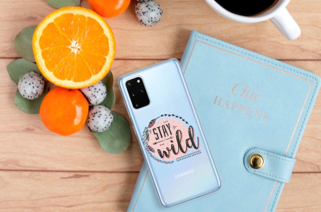 Samsung Galaxy S20 Plus Telefoonhoesje met Naam Boho Stay Wild B2C Telecom