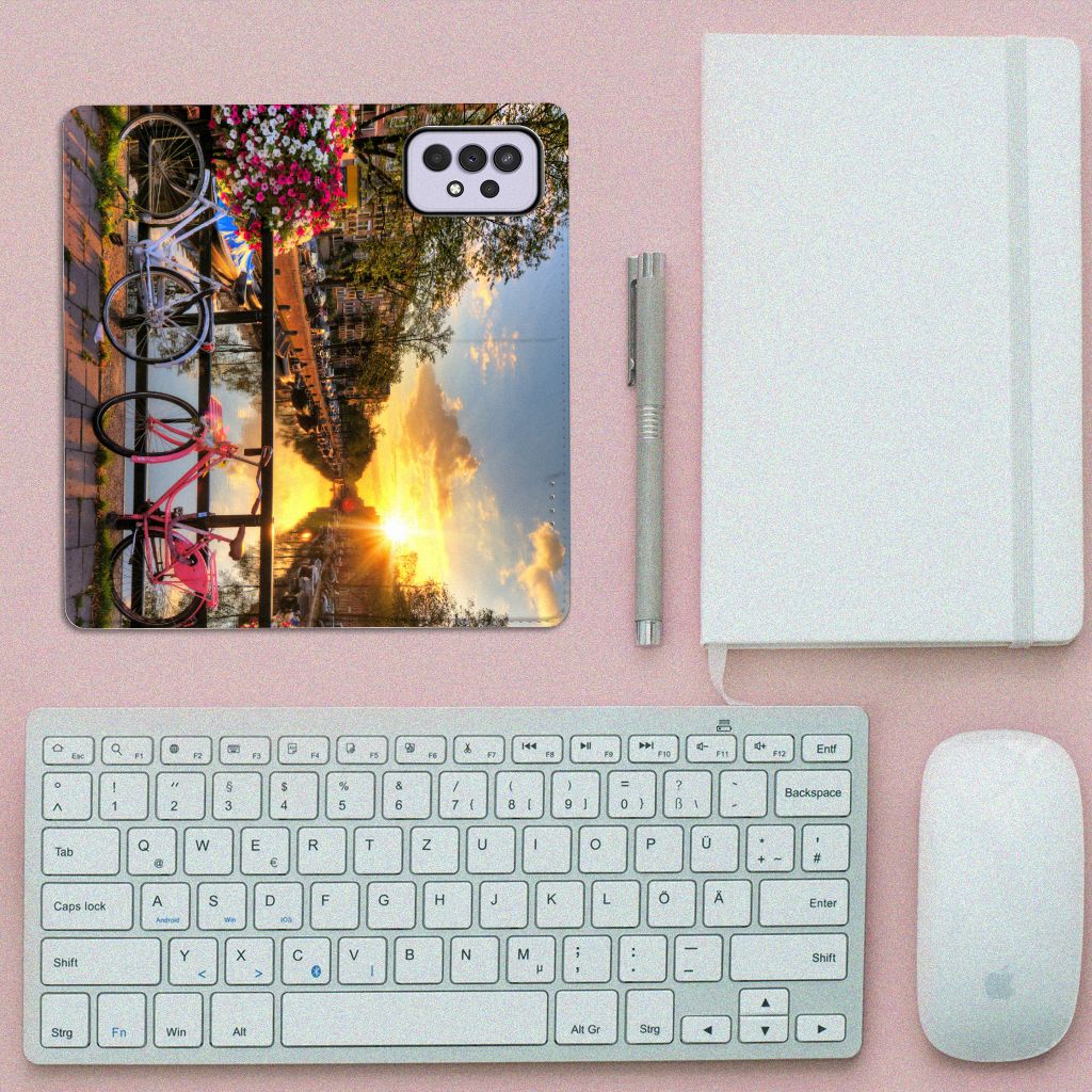 Samsung Galaxy A33 5G Book Cover Amsterdamse Grachten - B2C Telecom