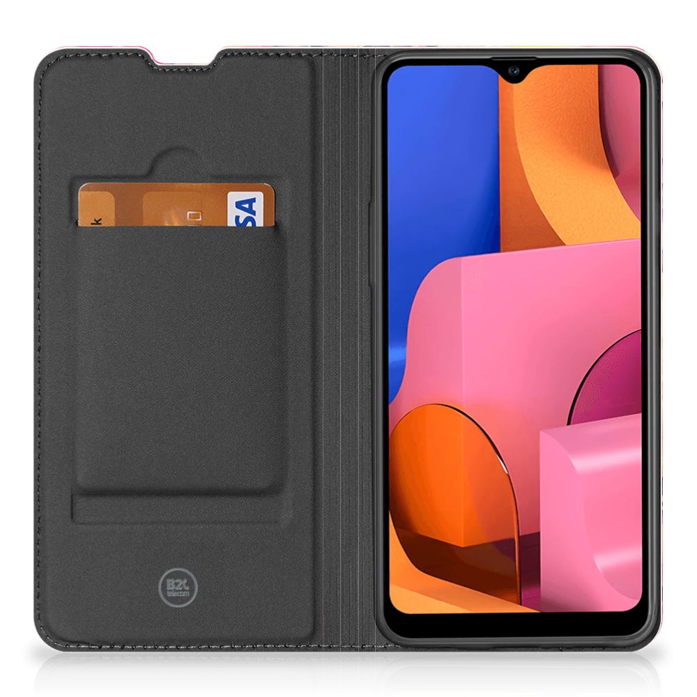 Samsung Galaxy A20s Smart Cover Bosje Bloemen - B2C Telecom