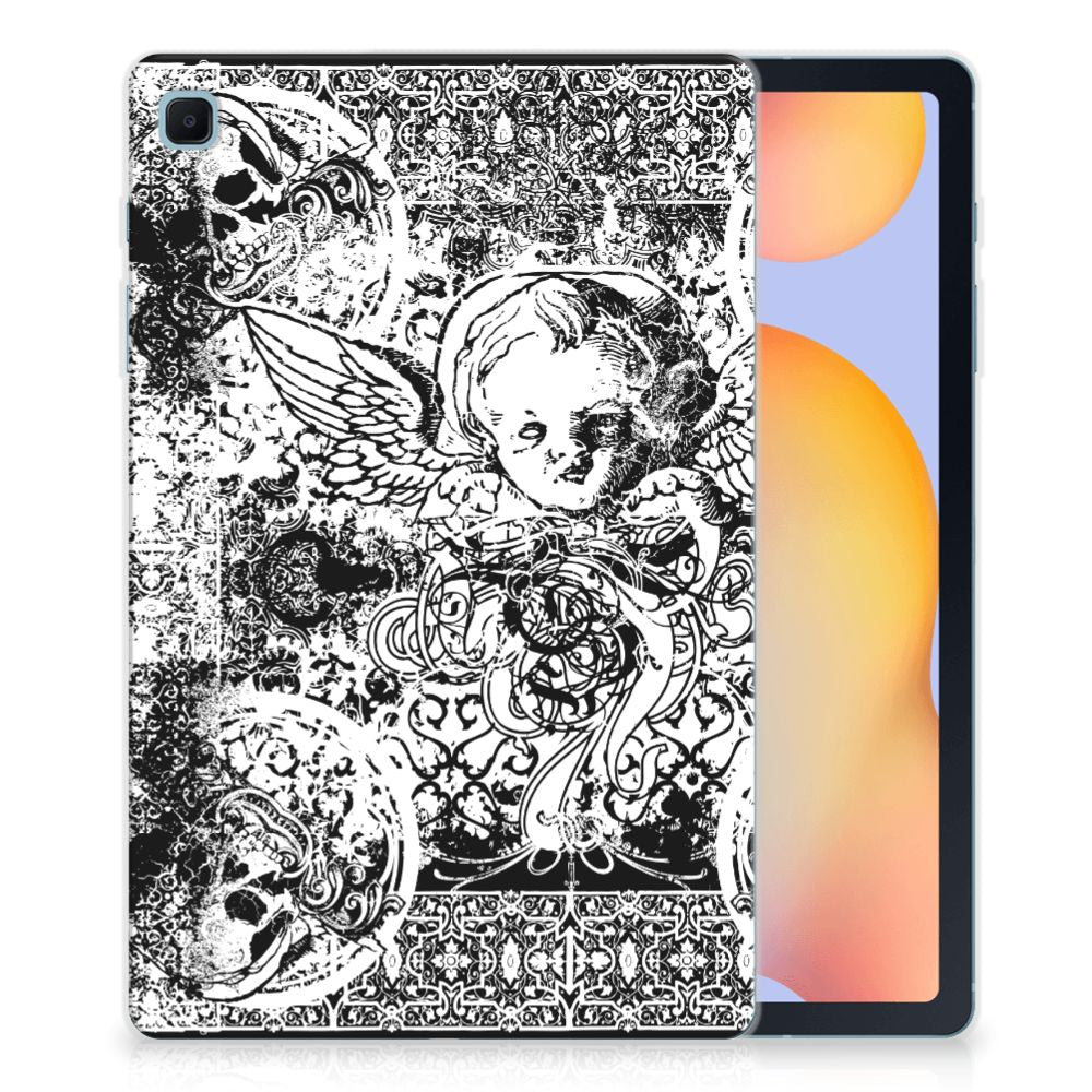 Tablet BackCover Samsung Galaxy Tab S6 Lite | S6 Lite (2022) Skulls Angel - B2C Telecom