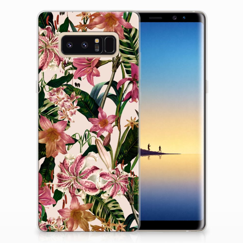 Samsung Galaxy Note 8 TPU Case Flowers