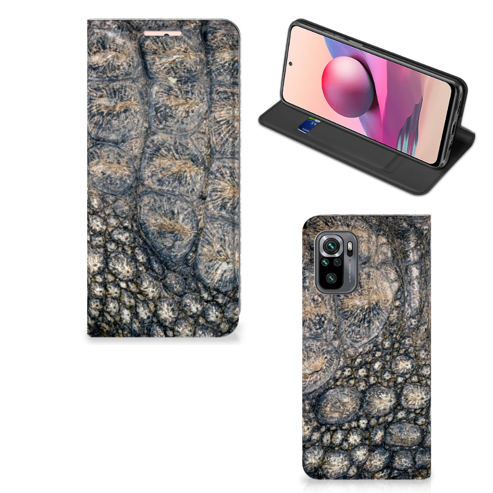 Xiaomi Redmi Note 10 4G | 10S | Poco M5s Hoesje maken Krokodillenprint - B2C Telecom