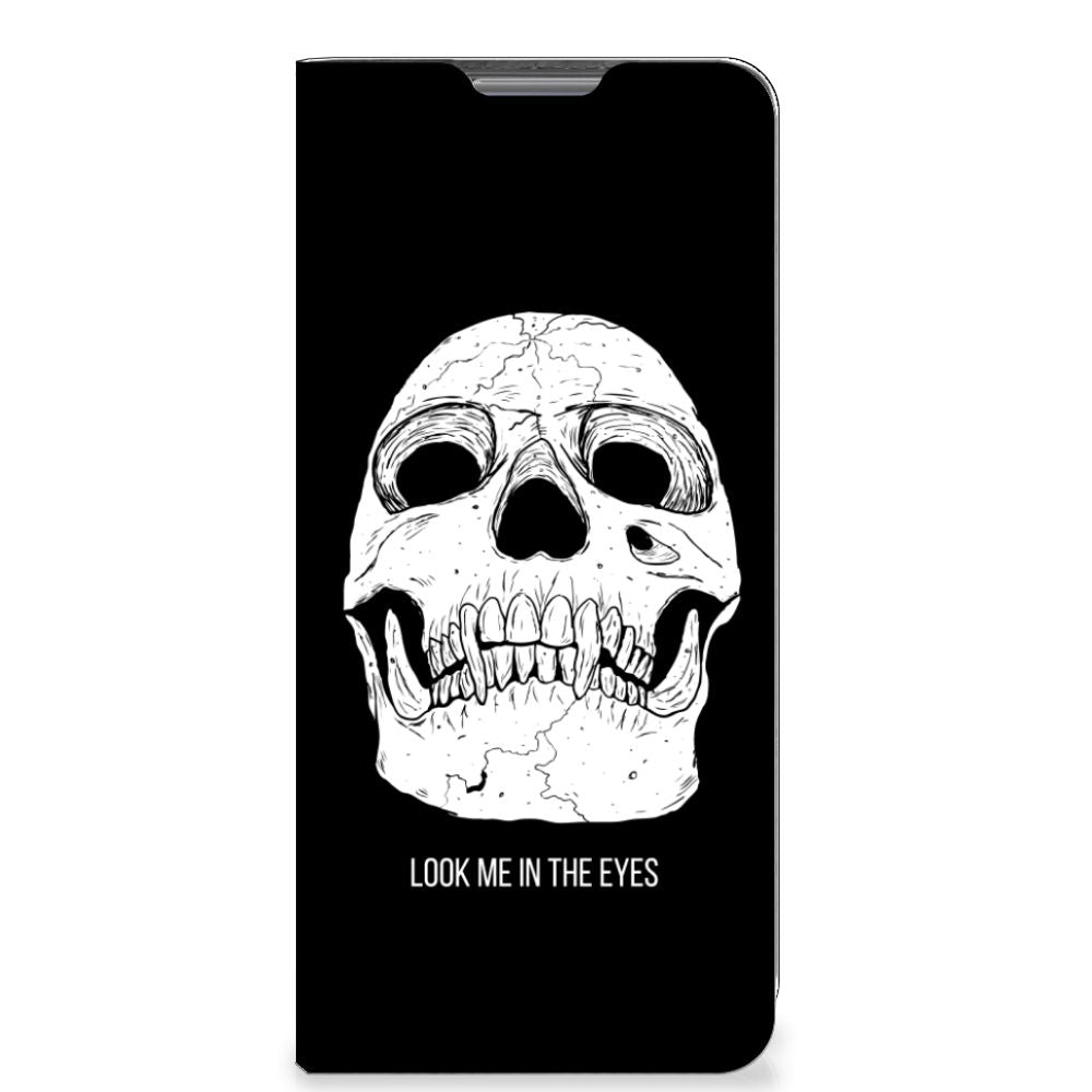 Mobiel BookCase Xiaomi 12 Pro Skull Eyes - B2C Telecom