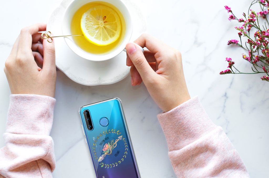 Huawei P30 Lite Stevig Bumper Hoesje Boho Dreams
