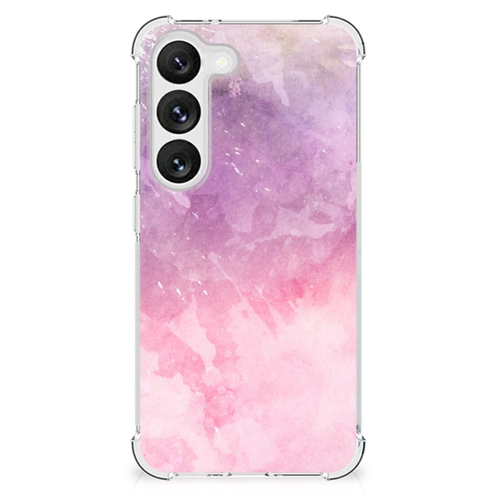 Back Cover Samsung Galaxy S23 Pink Purple Paint B2C Telecom