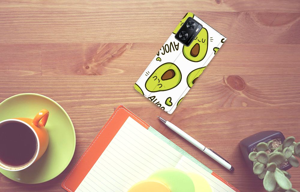 OPPO A57 | A57s | A77 4G Magnet Case Avocado Singing - B2C Telecom