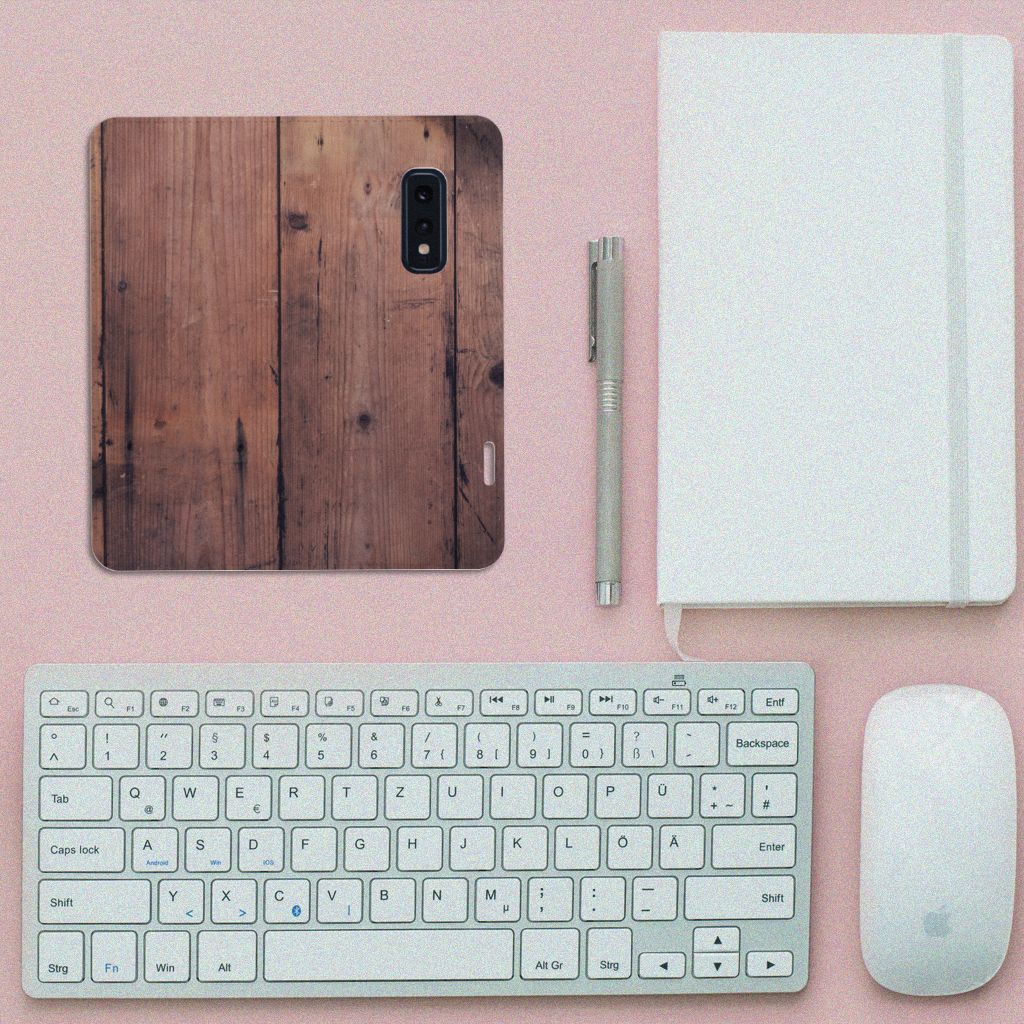 Samsung Galaxy S10e Book Wallet Case Old Wood