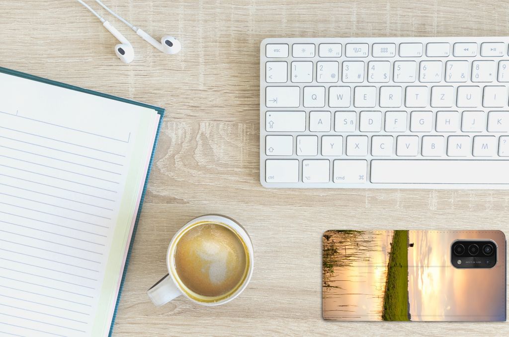 OPPO A54 5G | A74 5G | A93 5G Hoesje maken Koe - B2C Telecom