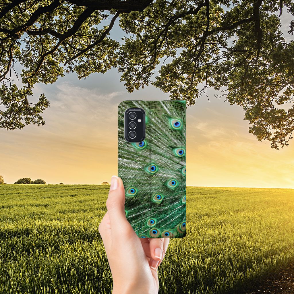 Samsung Galaxy M52 Hoesje maken Pauw - B2C Telecom