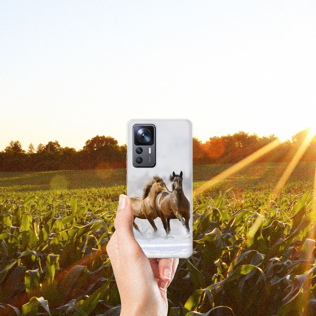 Xiaomi 12T | 12T Pro TPU Hoesje Paarden B2C Telecom