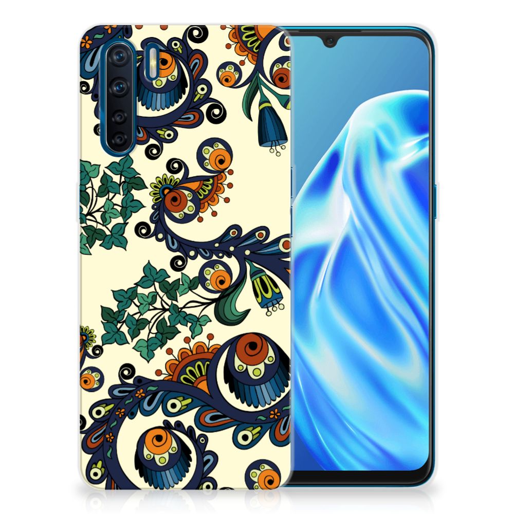 Siliconen Hoesje OPPO A91 Barok Flower B2C Telecom