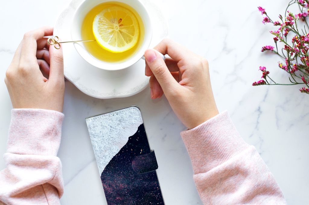 OPPO Reno4 Z Book Case Sea in Space